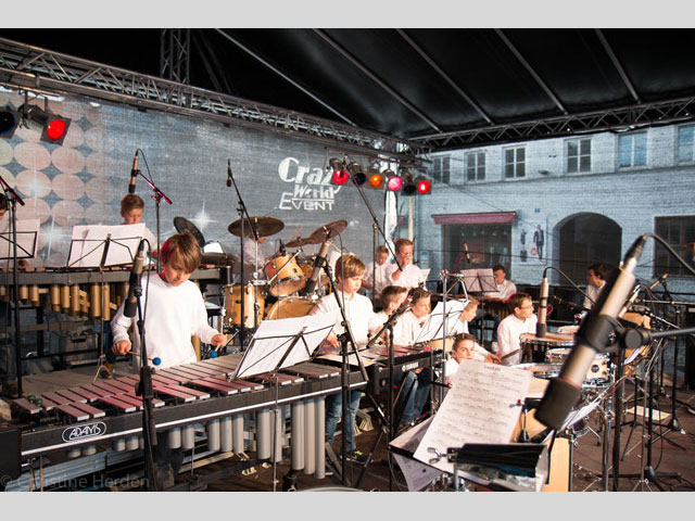 Städtische Musikschule beim Mitanand 2016