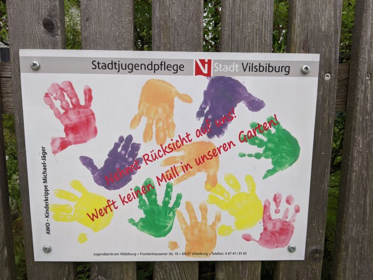 Kunst gegen Müll - Malaktion