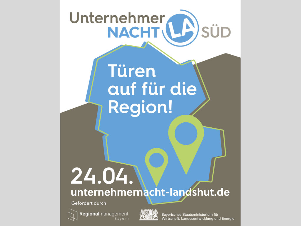 Flyer - UnternehmerNacht LA-Süd